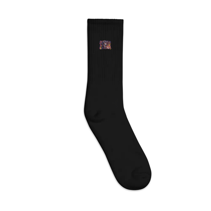 Smoldering Lantern Embroidered Socks product image (1)