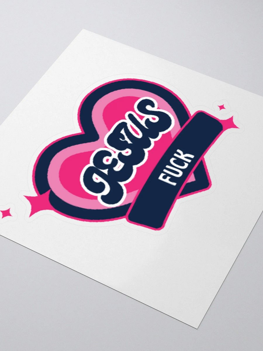 J*sus F*ck Kiss Cut Sticker Set product image (8)