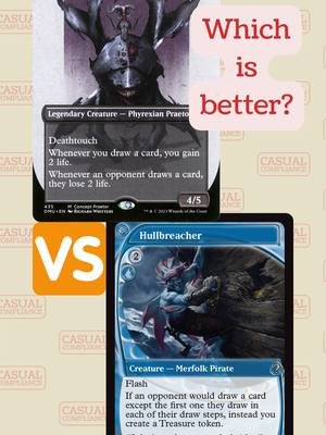 Is Sheoldred, the Apocalypse worse than Hullbreacher? Should we unban Hullbreacher and ban Sheoldred, the Apocalypse?  Have you been to casualcompliance.fun yet?#mtg #mtgcommander