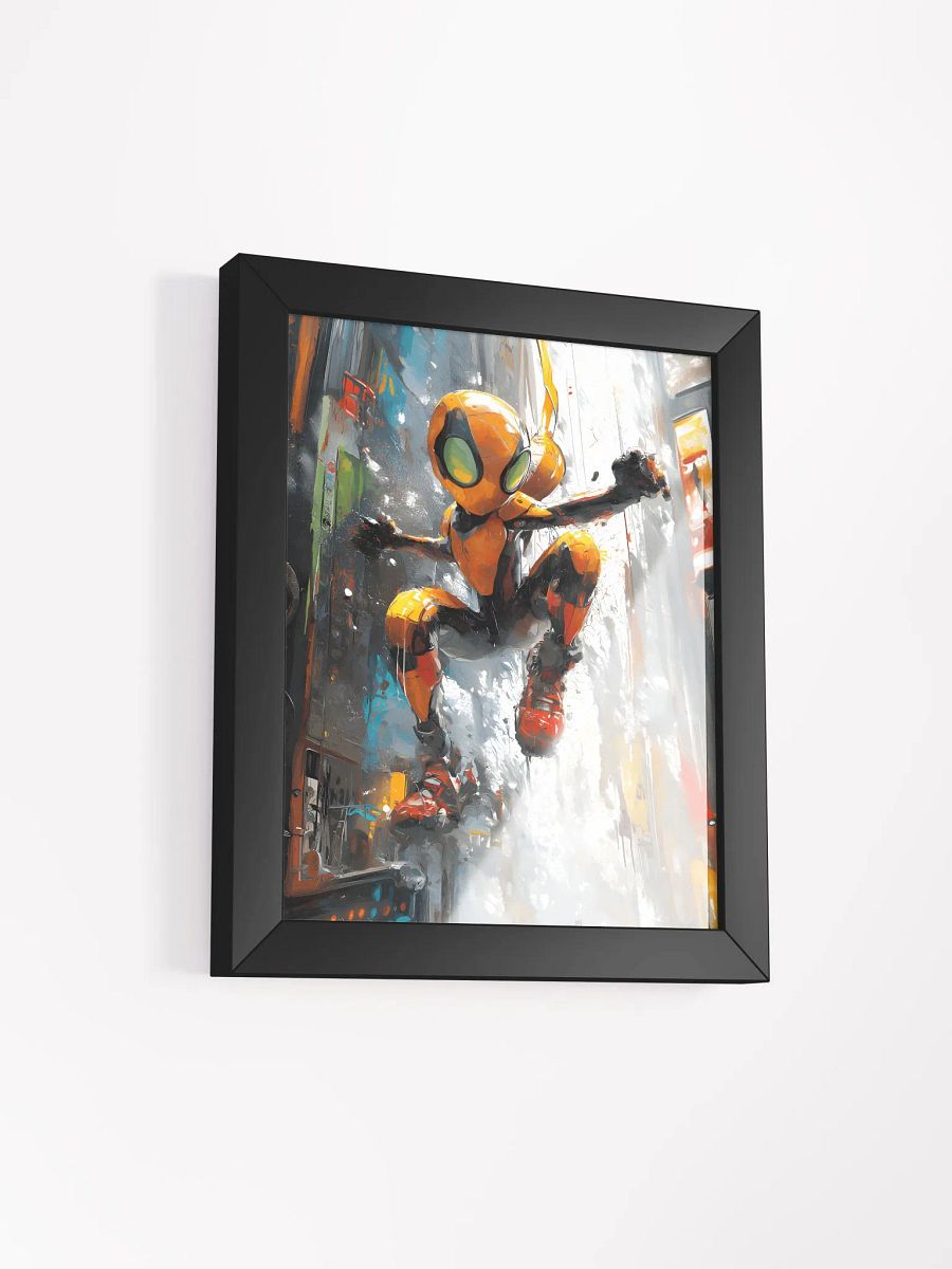 Framed wall art, titled 'Bug man' product image (4)