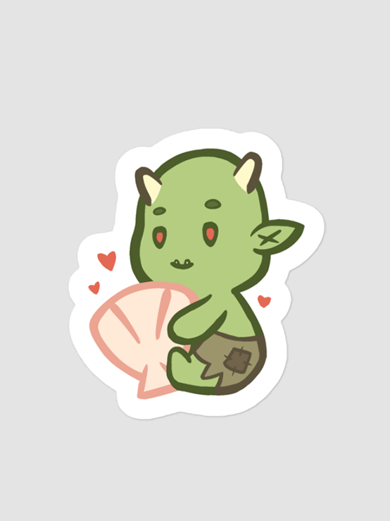 goblin hug Sticker product image (1)
