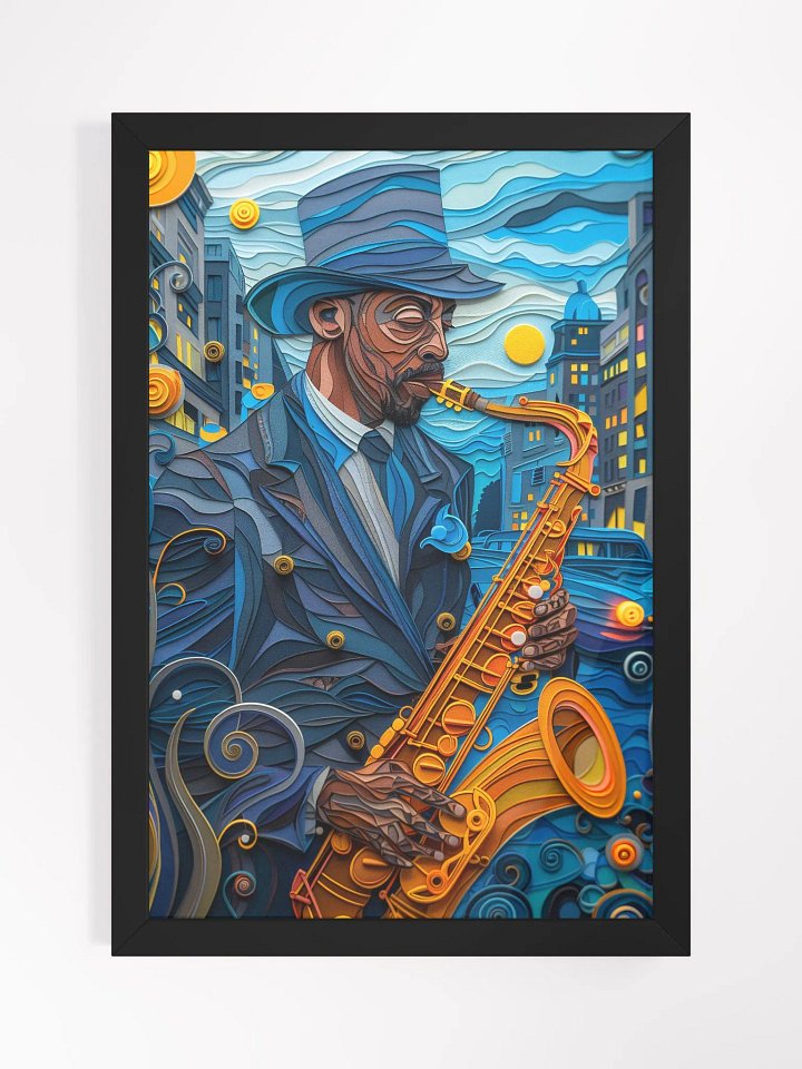 Jazz Junction - Premium Framed Art for Sophisticated Decor product image (1)