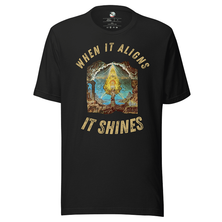 T-Shirt - Female - 100% Cotton (When it Aligns it Shines) product image (1)
