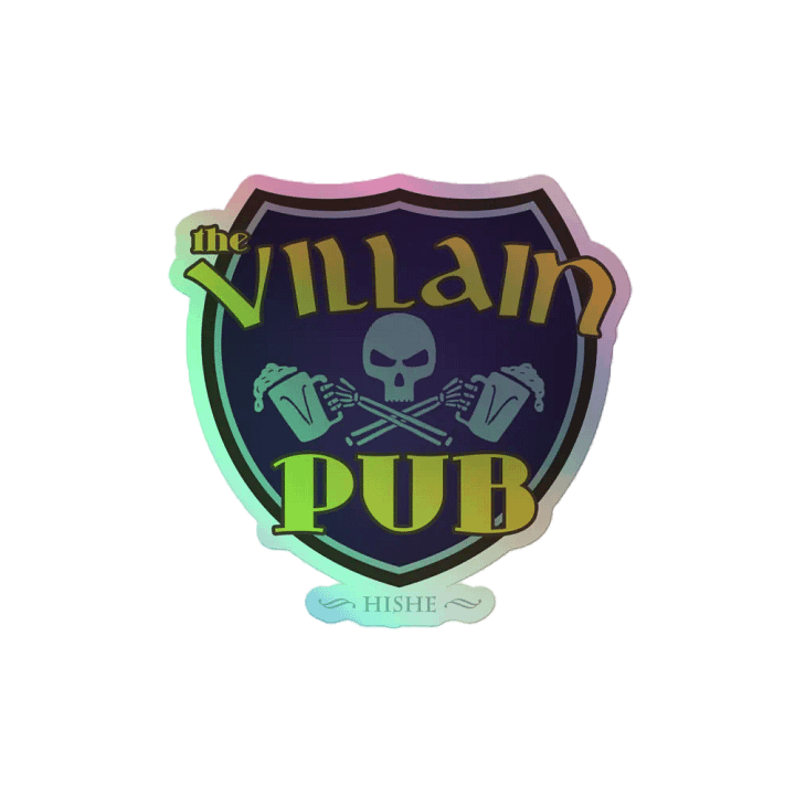 Villain Pub Holographic Sticker product image (2)