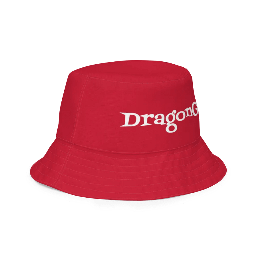 DragonGem Red Reversible Bucket Hat product image (7)