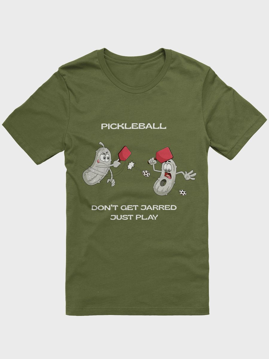 Pickleball Don't Get Jarred Just Play Supersoft T-Shirt product image (3)