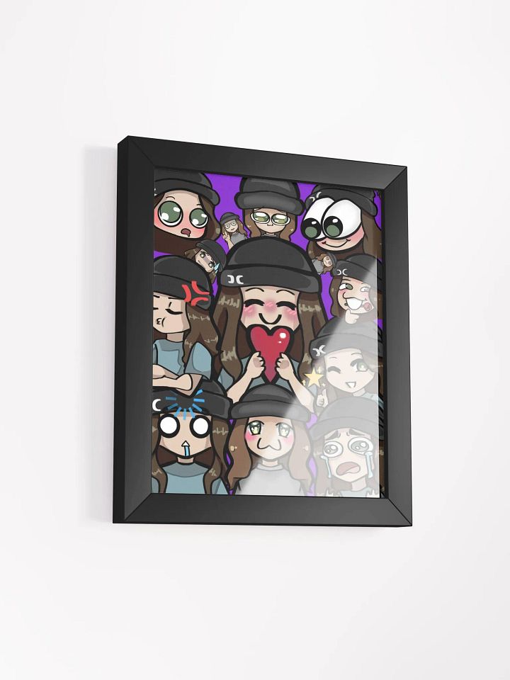 Framed Matte Wootmoji Poster product image (2)