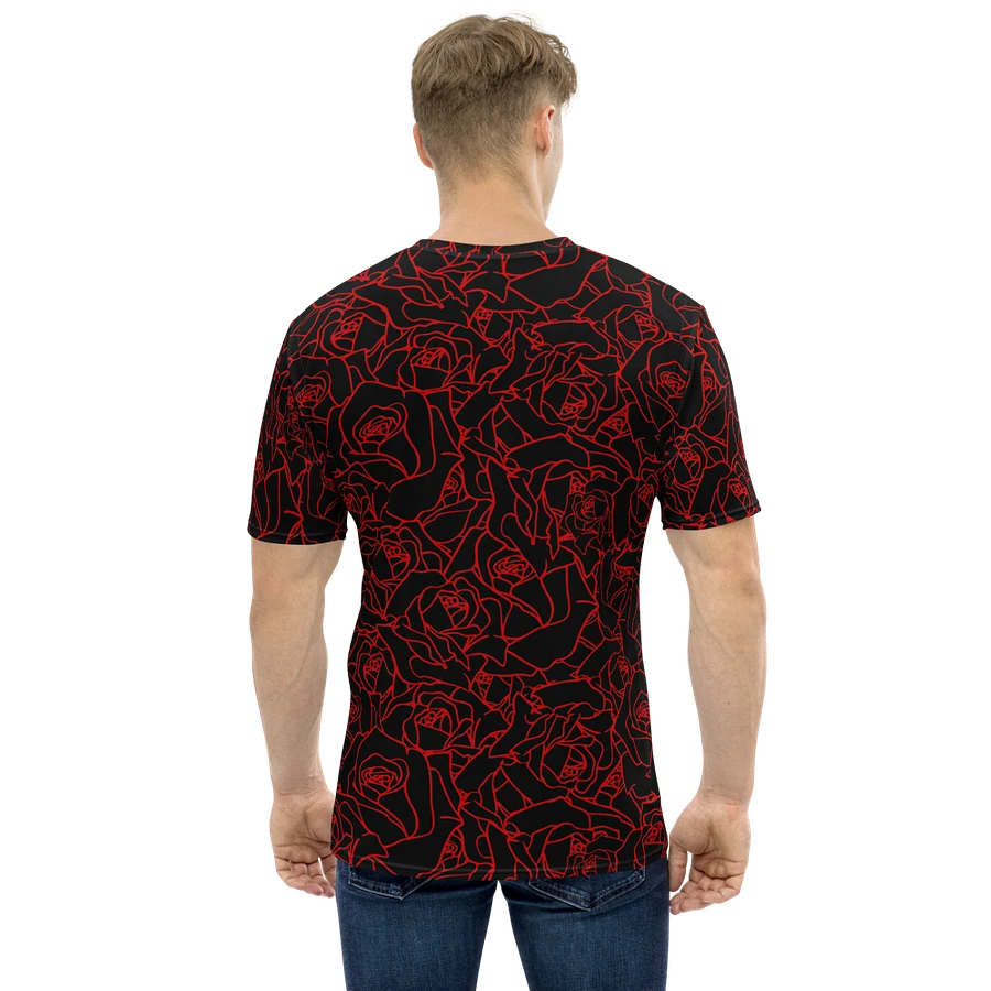 Loads of Roses · black-red crew neck t-shirt product image (2)