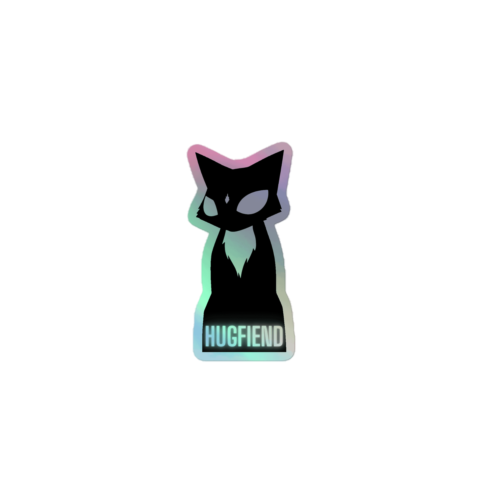Minimalist Ube Holographic Sticker product image (1)