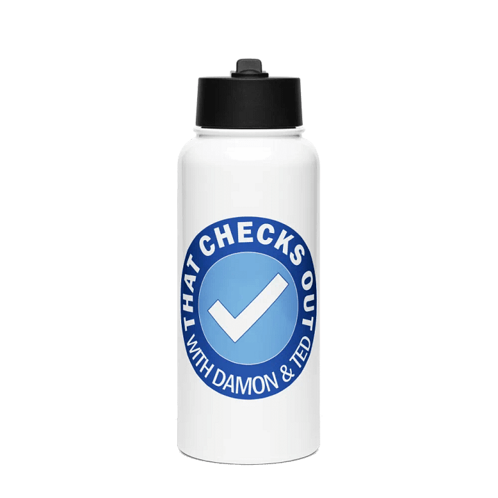 TCO Logo Stainless Water Bottle (straw) product image (1)