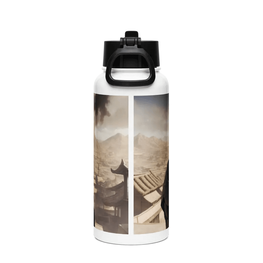 Mythical Jackal Warrior Stainless Steel Water Bottle product image (2)