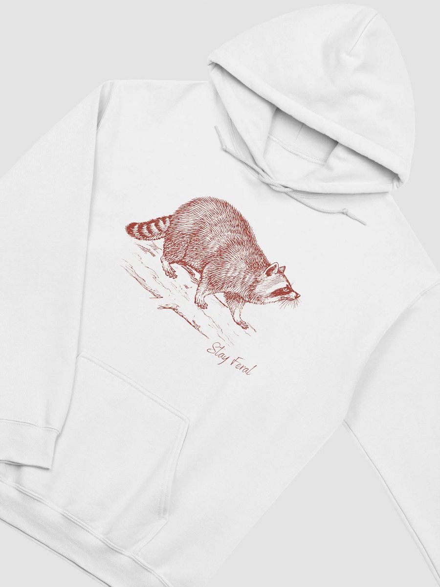 Stay feral raccoon Hoodie product image (2)