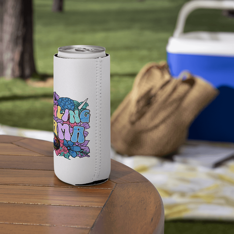 Floral Bowling Mama Can Cooler product image (14)