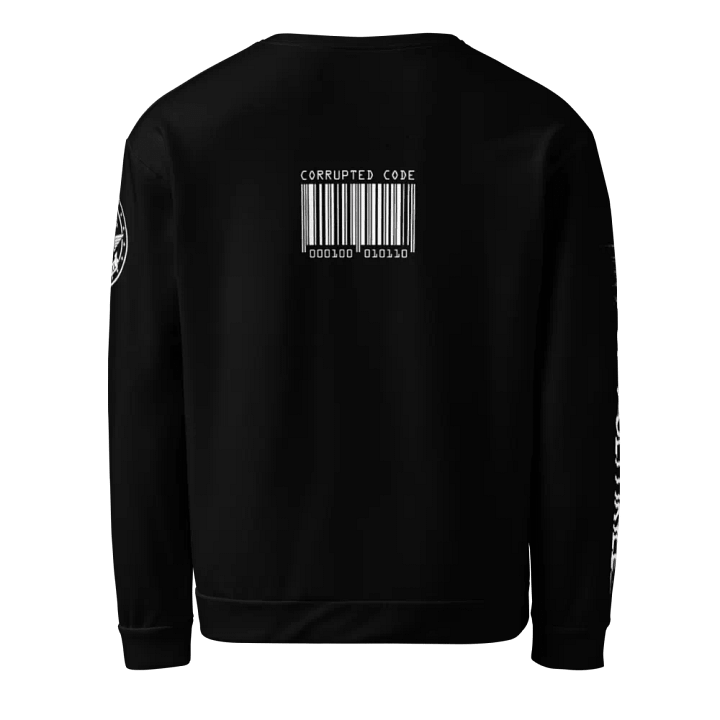 DIGITAL GLITCH QUEEN UNISEX STATEMENT SWEATTSHIRT product image (2)