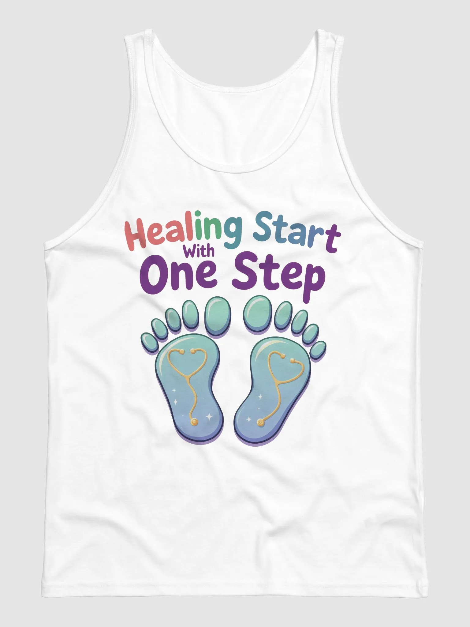 Healing Footprints Jersey Tank product image (2)