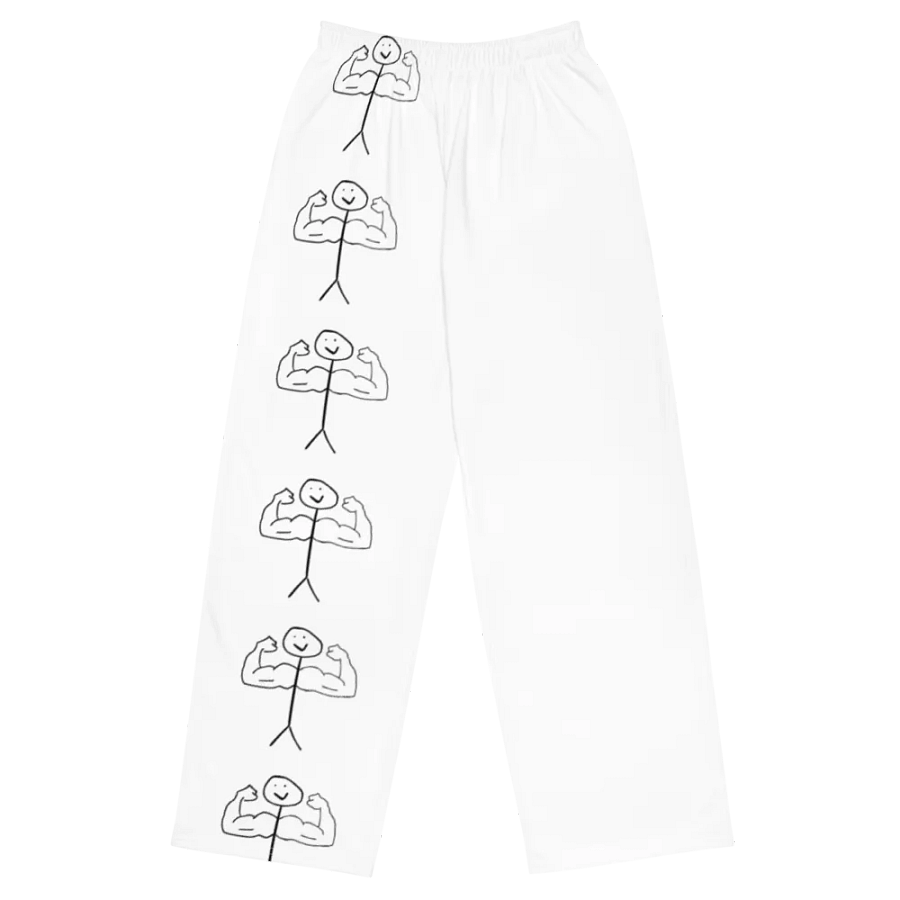 Bulked Up Vibes Wide-Leg Pants product image (1)