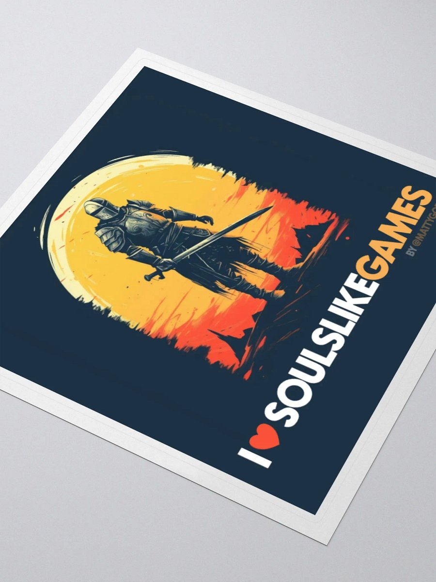 I Love Soulslike Games (sticker) product image (3)