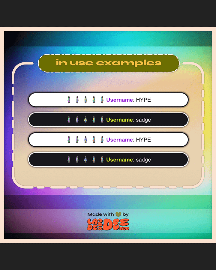 Lava Lamp Badges product image (2)