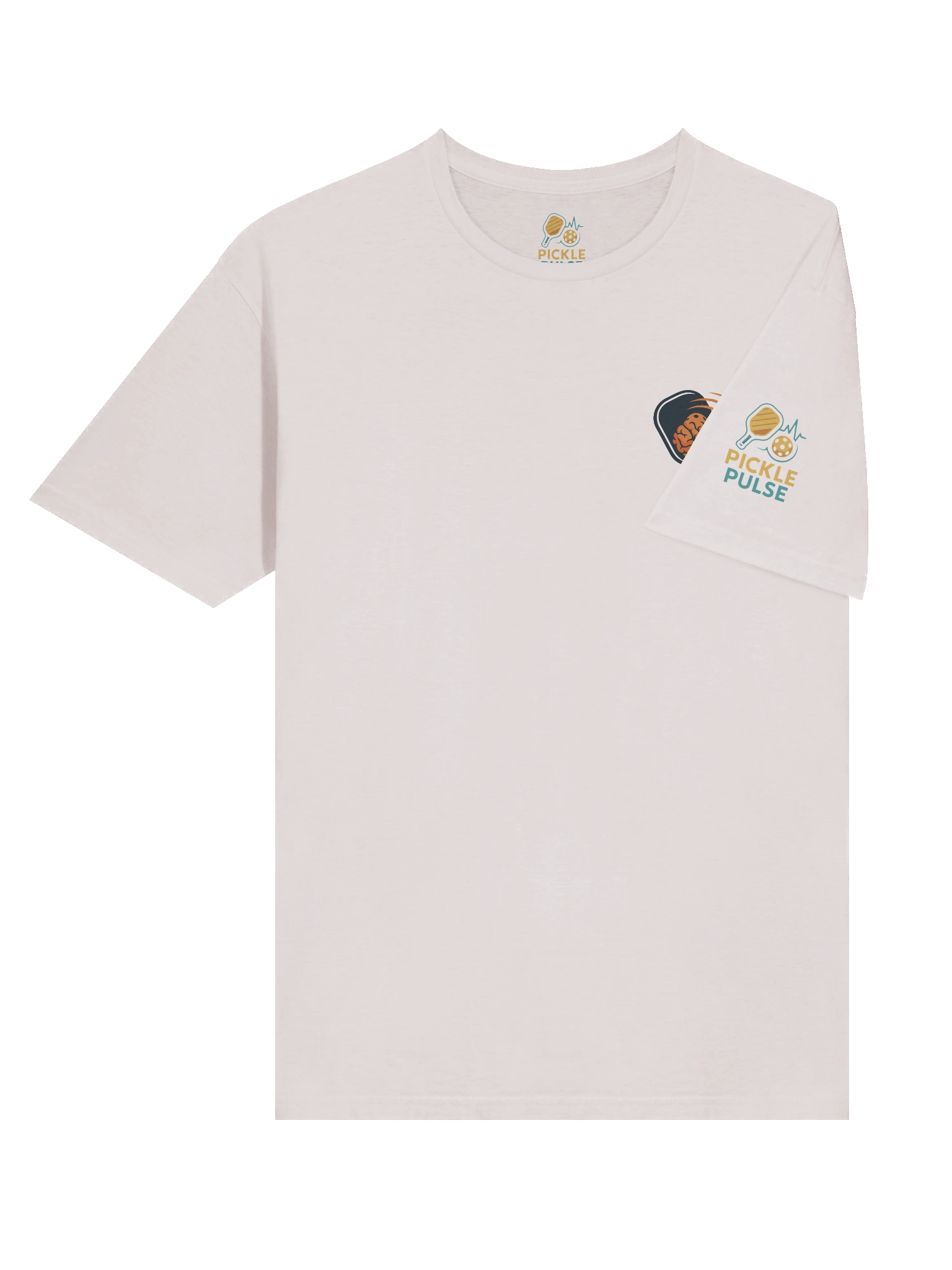 Pickleball Brain Power T-Shirt – Ice Gray Unisex Tee with Paddle & Brain Design for Smart Players product image (6)