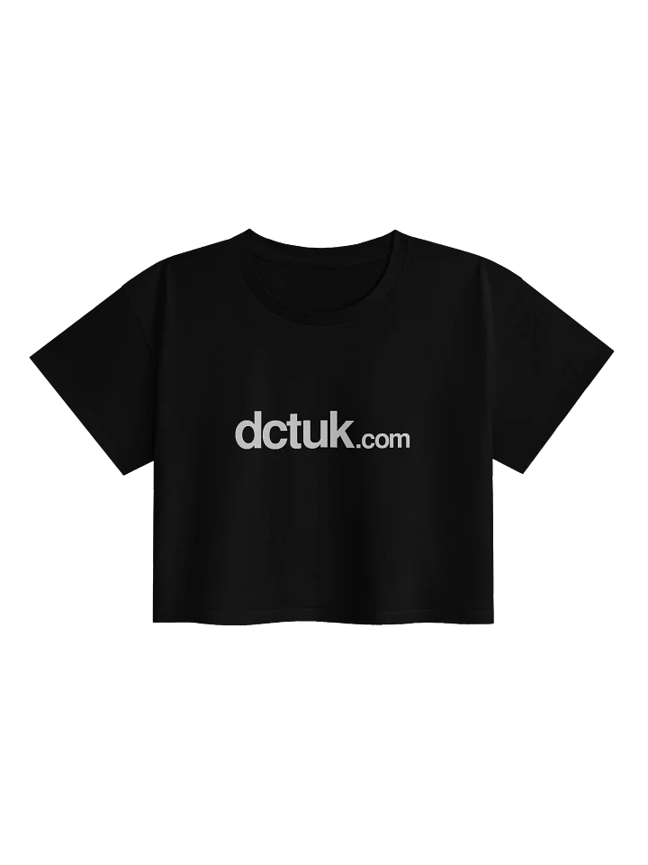 DCTUK Women's Crop Top White Logo product image (2)