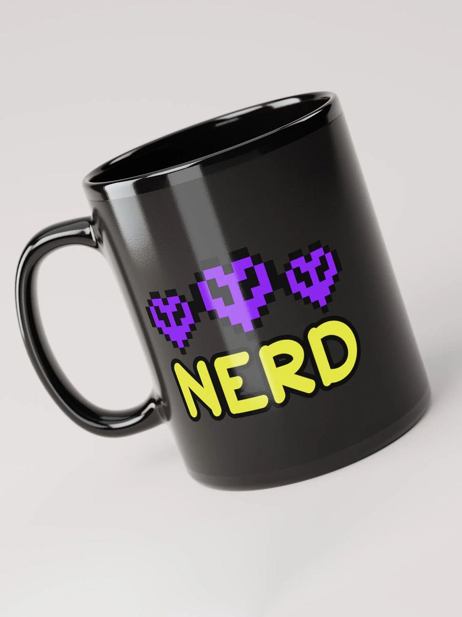 Hardcore Nerd black mug product image (5)