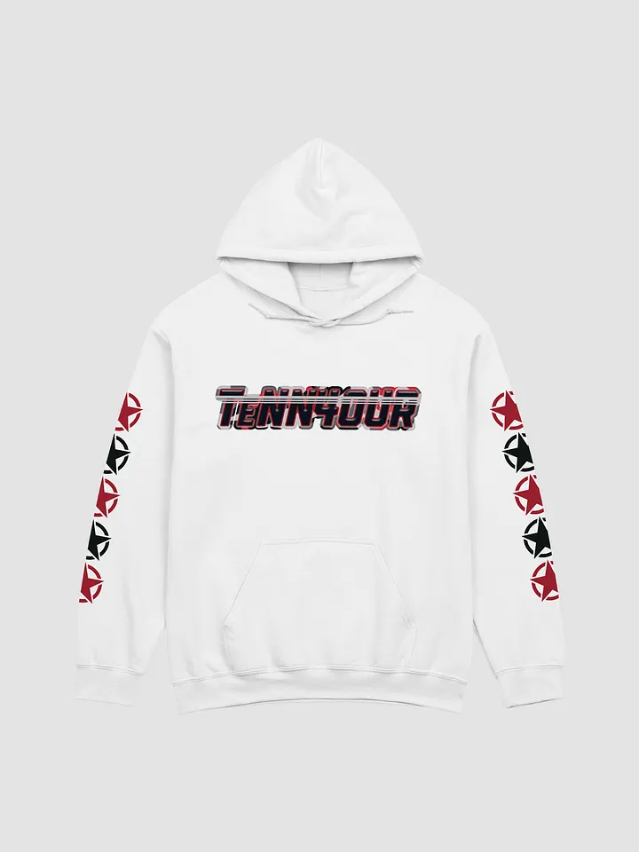 #TeNN4OURARMY Hoodie Red & Black product image (1)