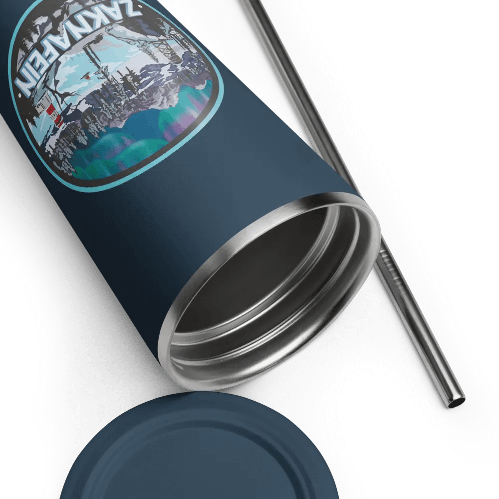 Zaknafein Logo Insulated Tumbler with a Straw product image (6)