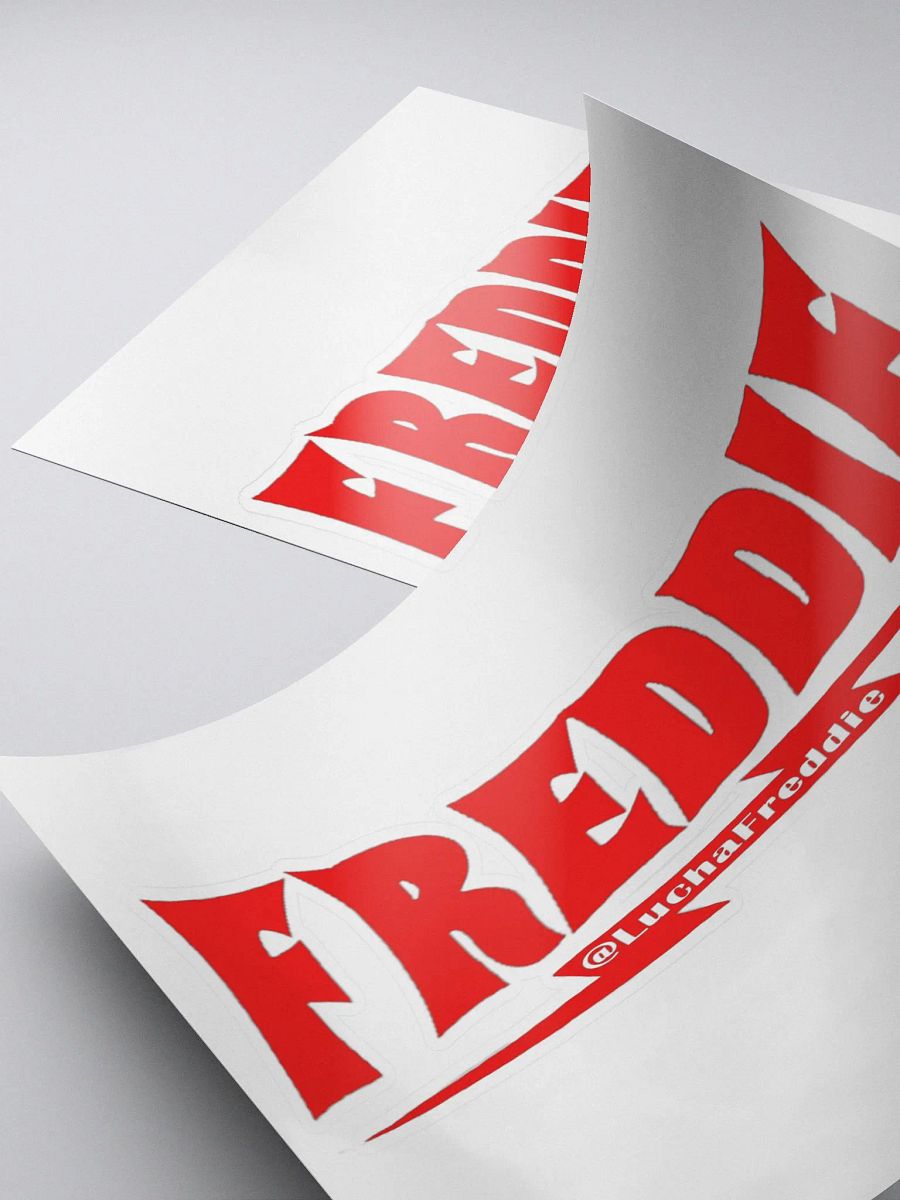 LuchaFreddie Flash logo sticker product image (4)