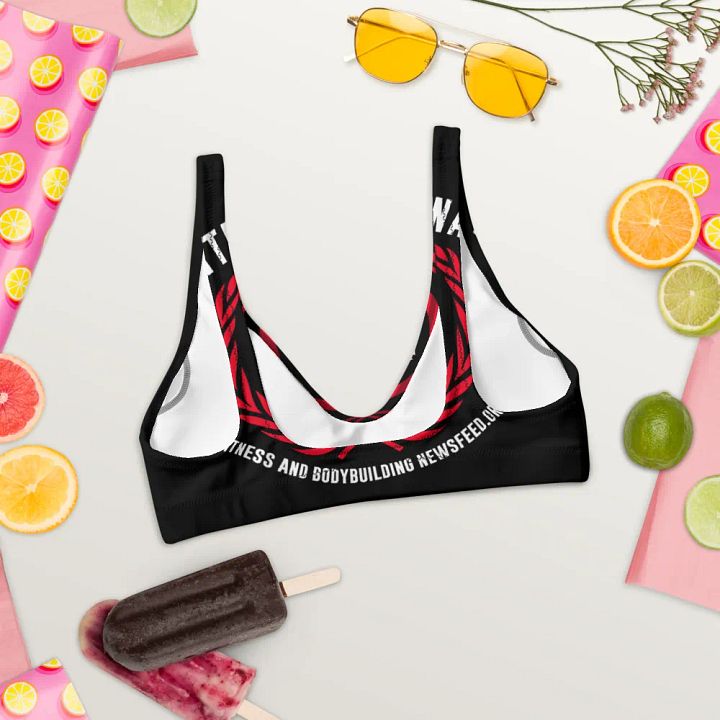 IFBNewsfeed.Org's All-Over Print Recycled Padded Bikini Top product image (2)