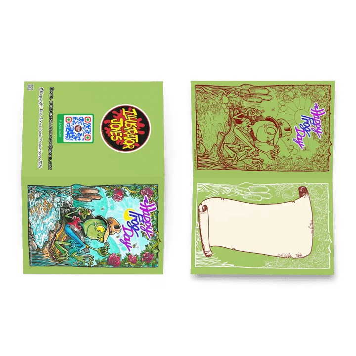 Happy Frog Day Greetings Card product image (2)