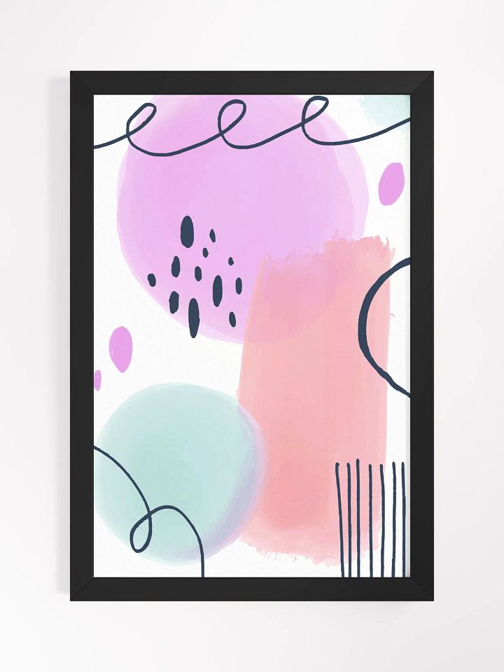 Vibrant Matte Poster in Eco-Friendly Ayous Wood Frame product image (1)