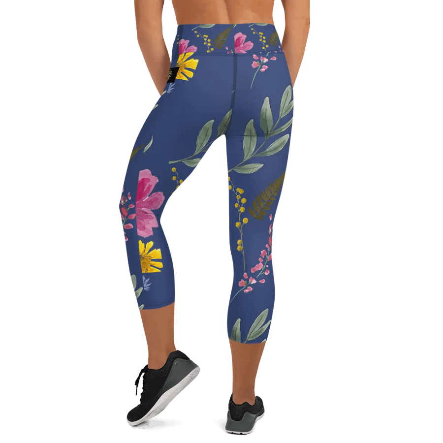 Floral Harmony Activity Capri Leggings product image (5)