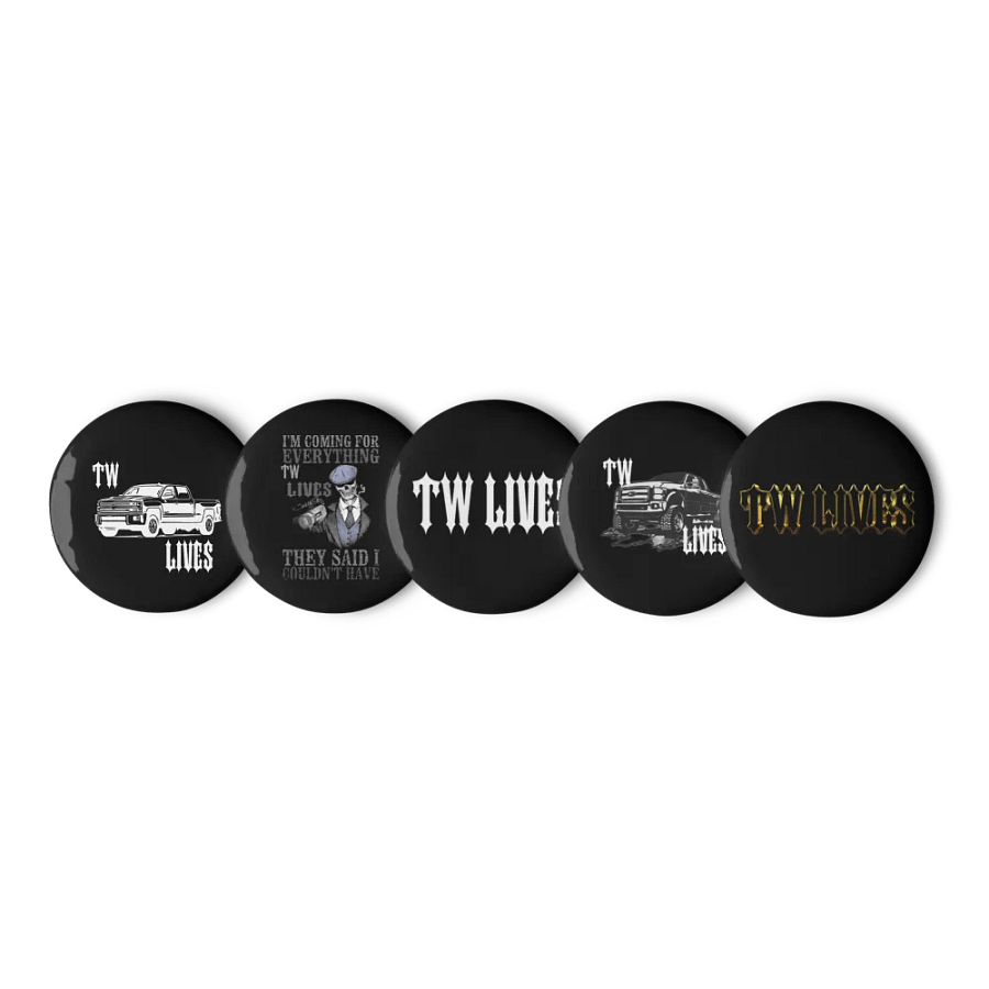 TW LIVES Pickup Truck Pin Button Set product image (6)