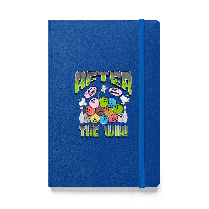 After The Win Bowling Balls Whimsical Hardcover Journal product image (1)
