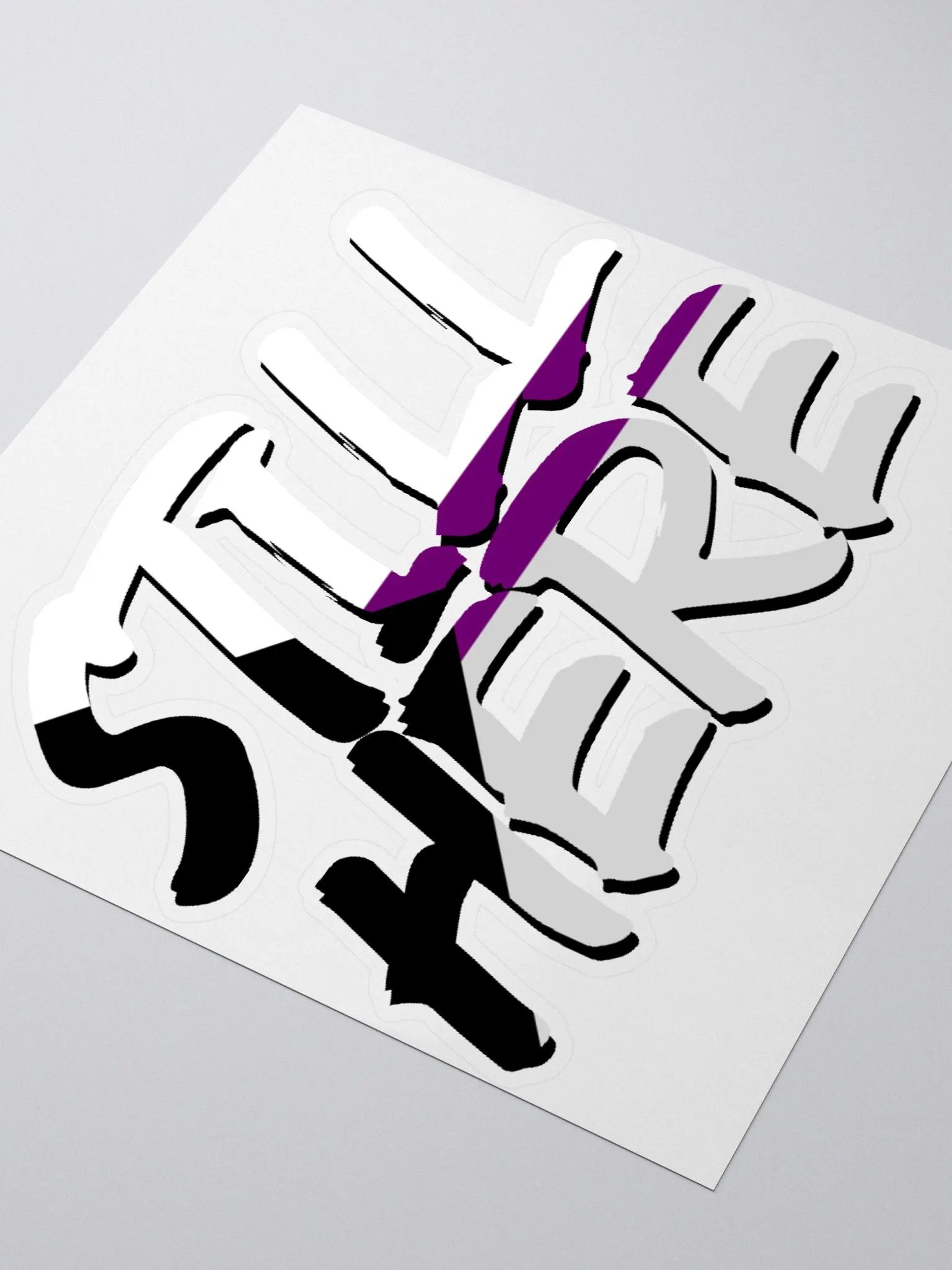 Still Here Sticker - Demisexual version product image (3)