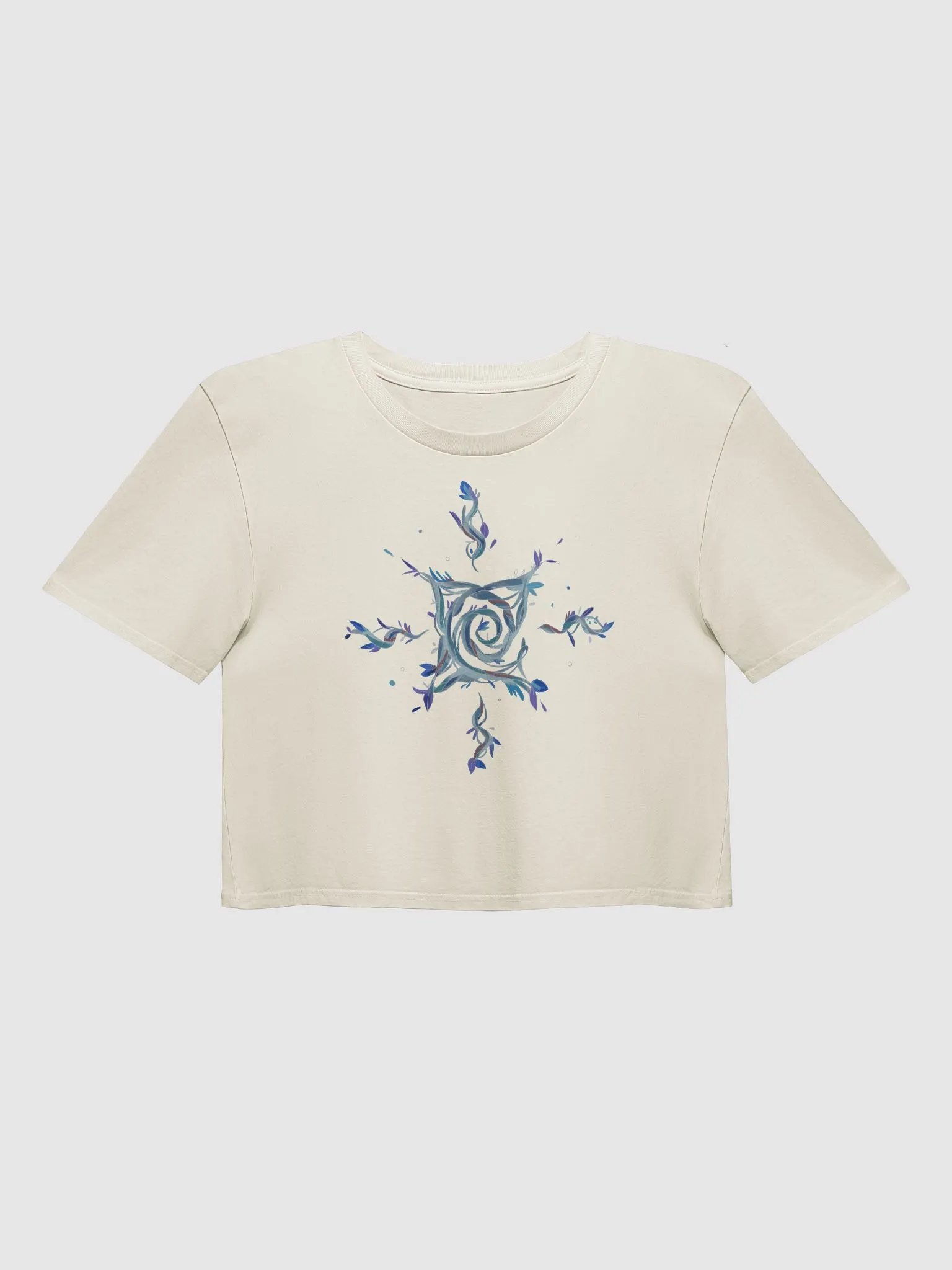 Crop top - Blue logo product image (1)