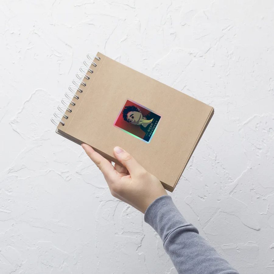 Gosh For President Holographic Sticker product image (7)