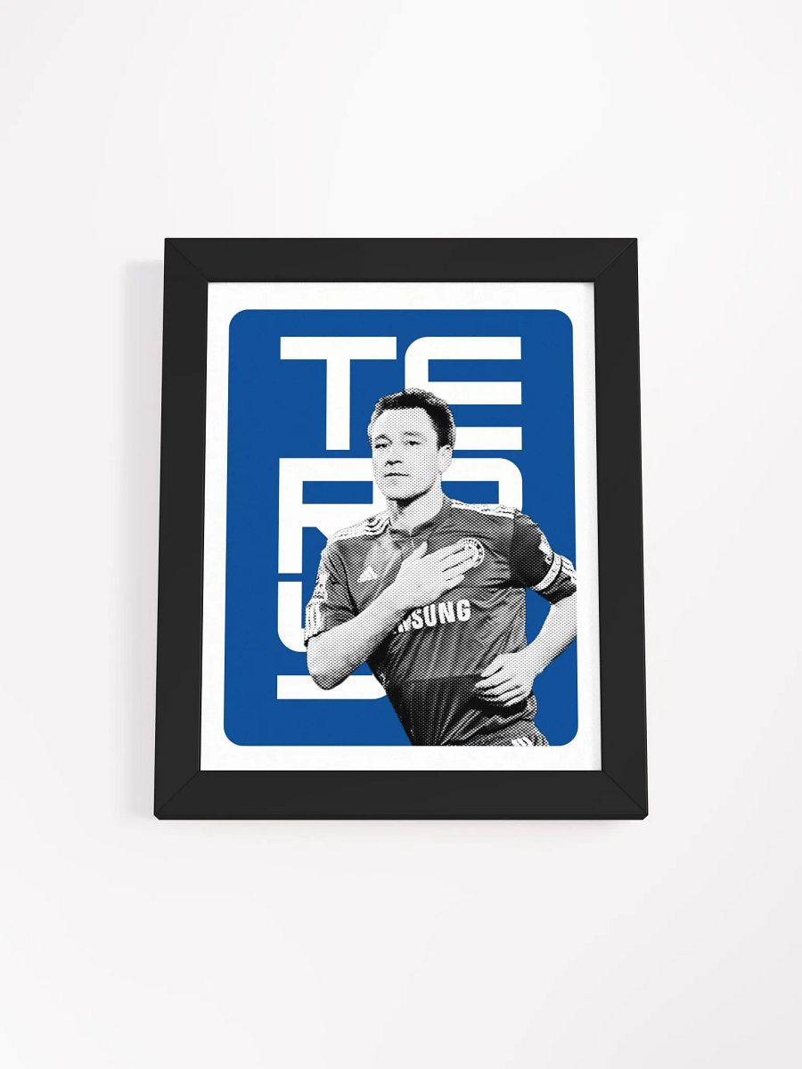 John Terry BW Chelsea Name Art Framed Print product image (4)