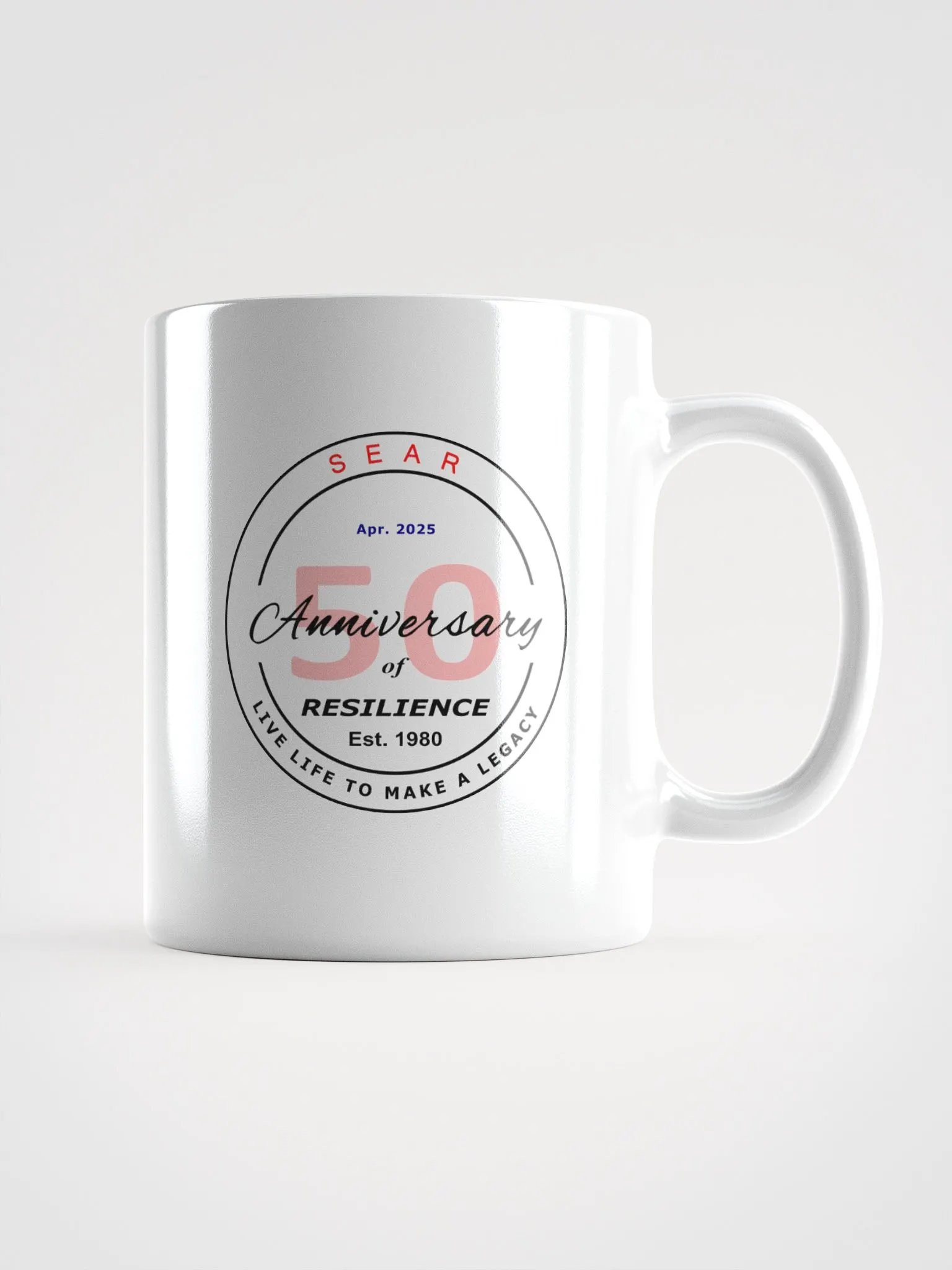 Resilience 50th Anniversary Mug, Double Side: Brand & SEAR product image (1)