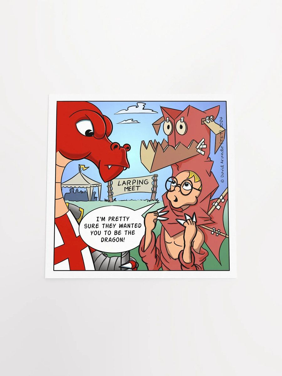 They Wanted You to Be the Dragon - Resident Dragon Poster product image (11)