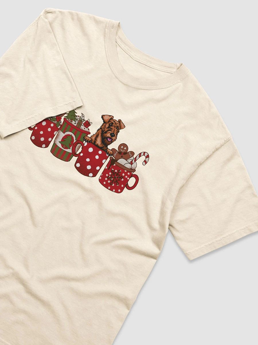 Cute Irish Terrier in a Christmas Cup T-Shirt | Funny Christmas Pup in a Cup product image (16)
