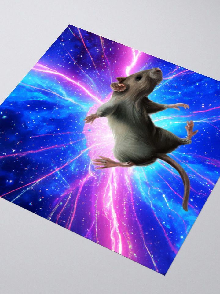 Spaced rat sticker product image (2)