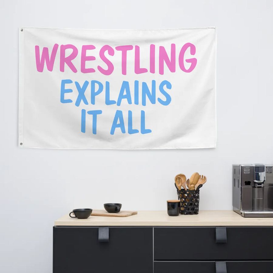 Wrestling Explains It All (Flag) product image (7)