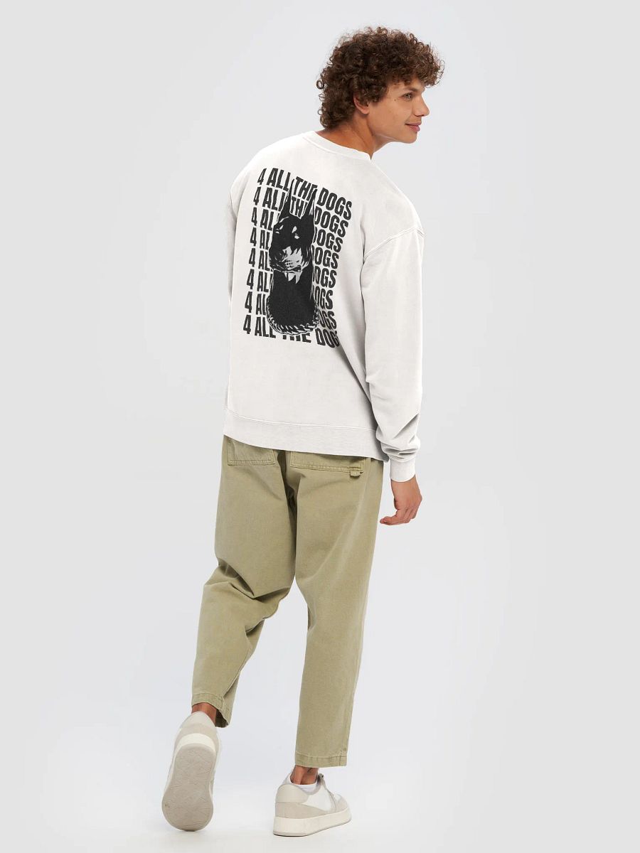 FOR ALL THE DOGS SWEATSHIRT WHITE product image (4)