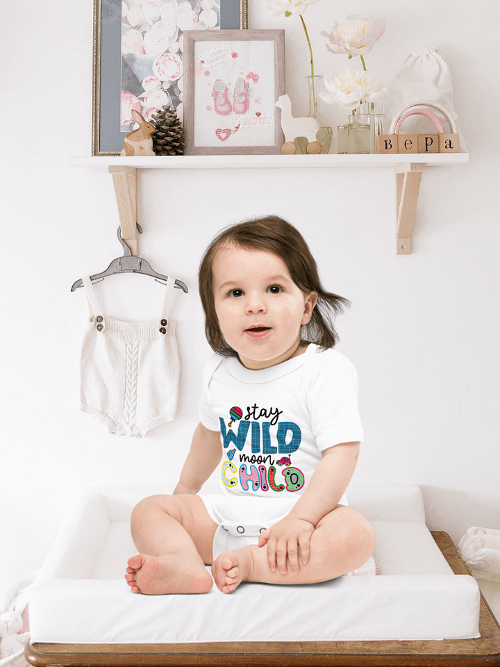 Moon Child | Bella+Canvas Baby Short Sleeve One Piece product image (1)