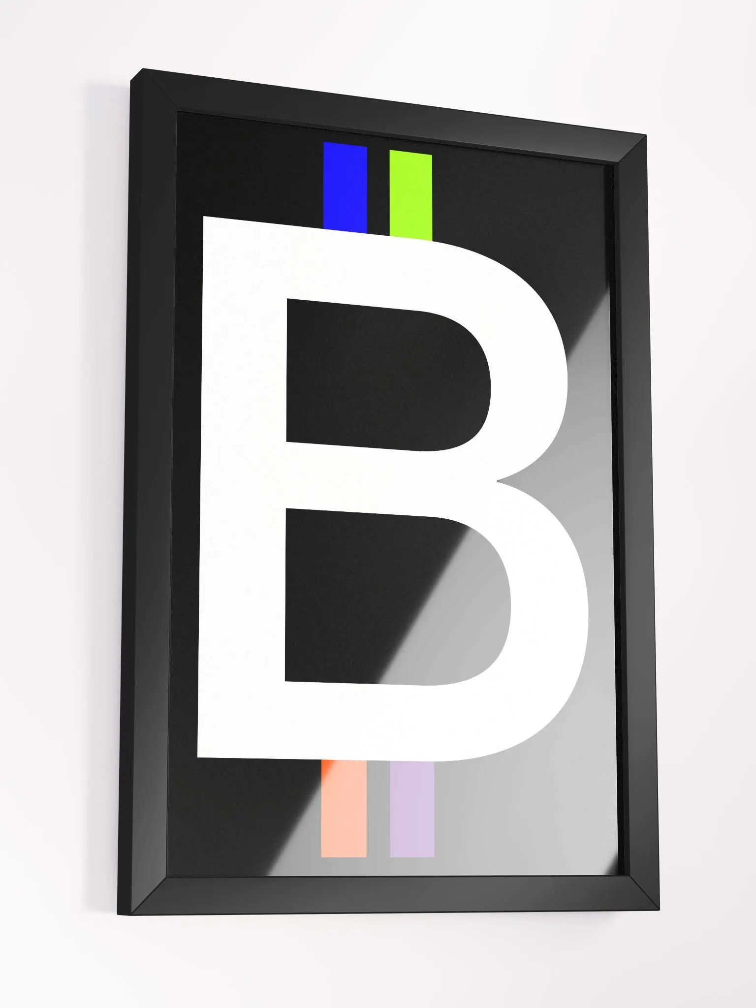 Bitcoin Spectrum (black) [framed] product image (3)