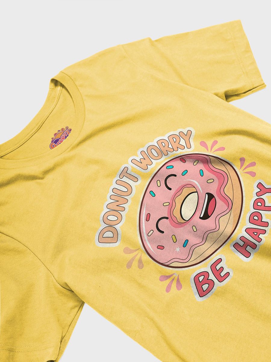 Donut Worry Be Happy T-shirt product image (2)