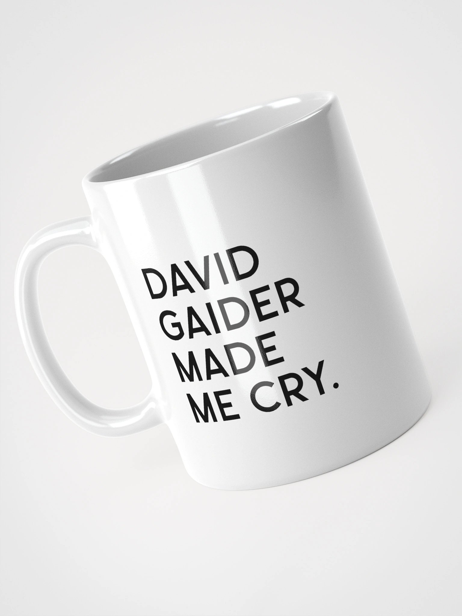 David Gaider Made Me Cry Mug product image (7)