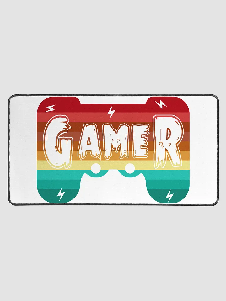 Rainbow Gamer Controller Desk Mat product image (1)