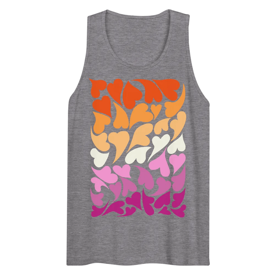 Nestled PRIDE Lesbian Tank Top product image (52)